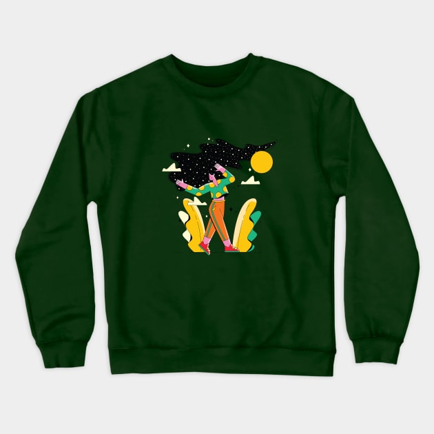 Don't Touch My Rhythm Crewneck Sweatshirt by The Noc Design